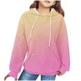 thumbnail image 1 of Miluxas Girls Sweatshirt ,Kids Fall Fashion Oversized Sweatshirts Long Sleeve Crewneck Pullover Hoodies Pink 4Years(100), 1 of 5
