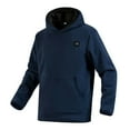 thumbnail image 1 of Miluxas Heated Hoodie for Men and Women (Unisex) Lightweight Windproof Winter Outdoor Soft Cozy with Hood Electric Heated Coat Dark Blue 10(XXXL), 1 of 8