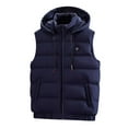 thumbnail image 1 of Miluxas Heated Vest, Unisex Winter Hooded Heated Vests Outerwear for Men Women, Lightweight USB Electric Heated Clothing Blue, 1 of 6