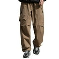 thumbnail image 1 of Miluxas Hiking Pants for Men, Lightweight Mens Travel Pants Quick Dry Fishing Pants Men Water Resistant Outdoor Pants Work Brown, 1 of 5