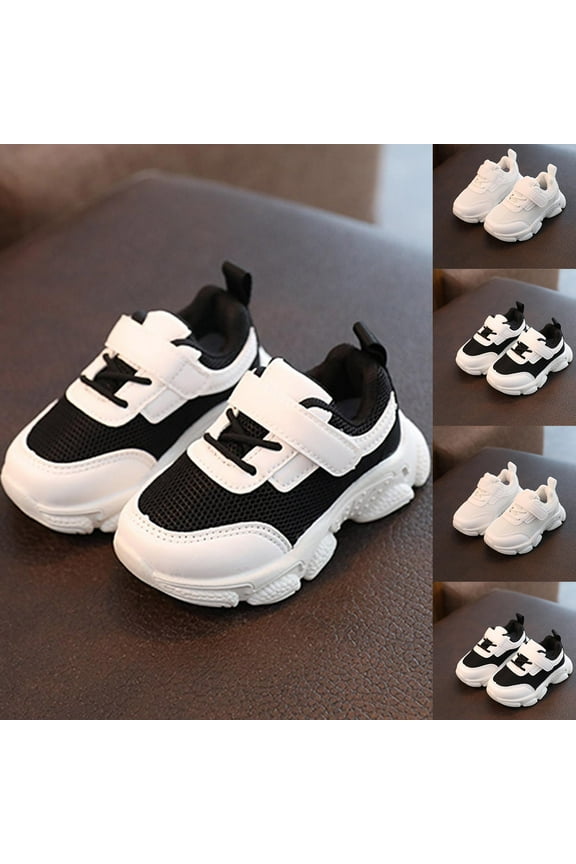Kids Shoes Running Girls Boys School Spring Casual Sports Sneakers Basketball White 13 Years