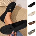 thumbnail image 1 of Miluxas Knit Flats for Women Round Toe Casual Flat Shoes Soft Comfort Lightweight Walking office Mary Jane Shoes Gray 9.5(43), 1 of 5