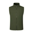 thumbnail image 1 of Miluxas Lightweight Vest for Men and Women Outerwear Zip Up Sleeveless No Hood Jacket Outdoor Work Travel Golf Vests Army Green M(M), 1 of 8