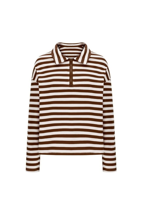 Long Sleeve Work Shirt for Women Athletic Tennis Golf T Shirt Casual office Dressy Tunic Tees Coffee L(L)