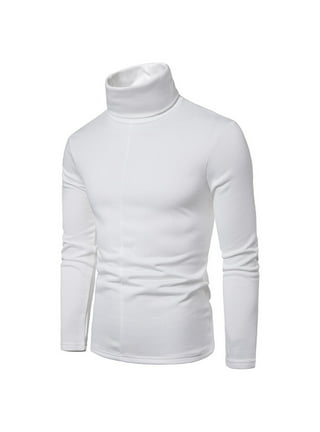 Mens White Thermal Long Sleeve