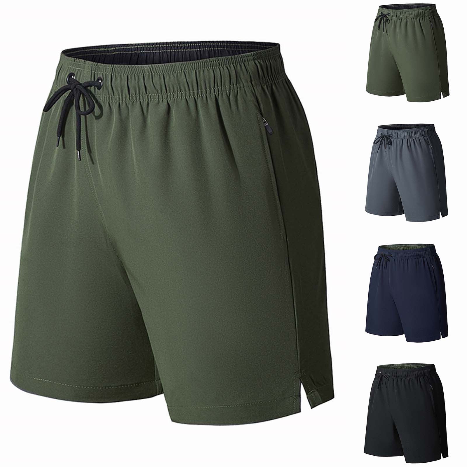 Men's 3-Inch Running Shorts - Quick Dry Workout Gym Shorts With Pockets - Breathable & Lightweight For Training