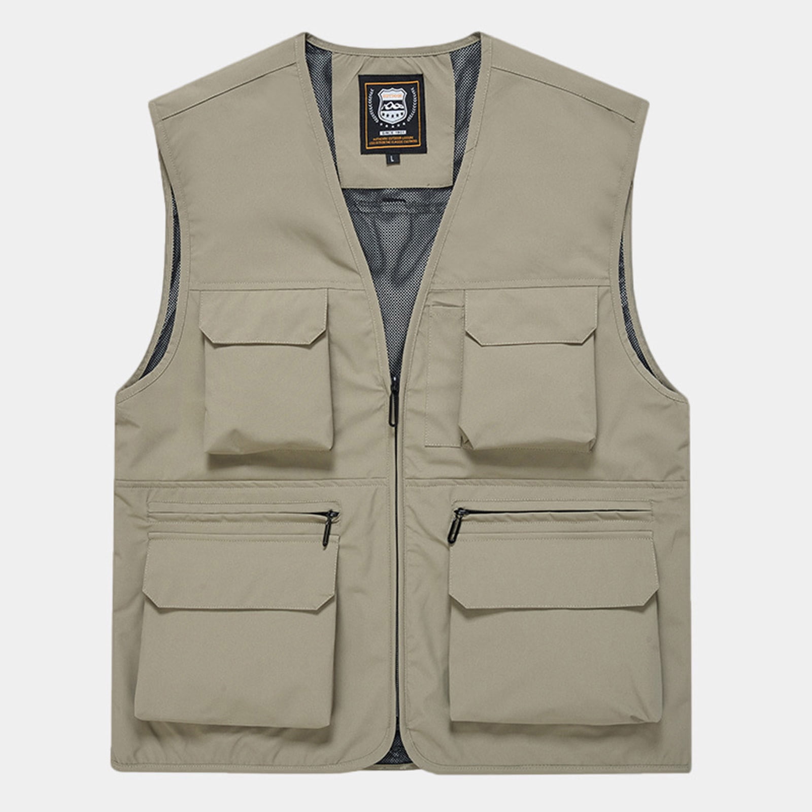 Fishing Vest Pocket Fishing Waistcoat Fly Fishing Vest Men S Fishing Vest  Outdoor Sport Fishing Vest with Multi-Pocket Zip for Photography Travel  Outdoor Sport Jacket-Beige_XL (Beige XXL) : : Clothing, Shoes 