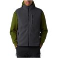 thumbnail image 1 of Miluxas Men's Full-Zip Polar Fleece Vest Casual Lightweight Sleeveless Outerwear with More Pockets Soft Warm Winter Jacket Gray, 1 of 7