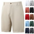 thumbnail image 1 of Miluxas Men's Golf Shorts Stretch Dress Casual Elastic Waist Short Lightweight Hiking Shorts with Pockets Watermelon Red XL(XL), 1 of 3