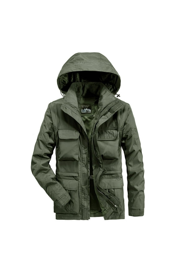 Men's Jackets Military Jackets Cargo Jackets Working Jackets with Multi Pockets