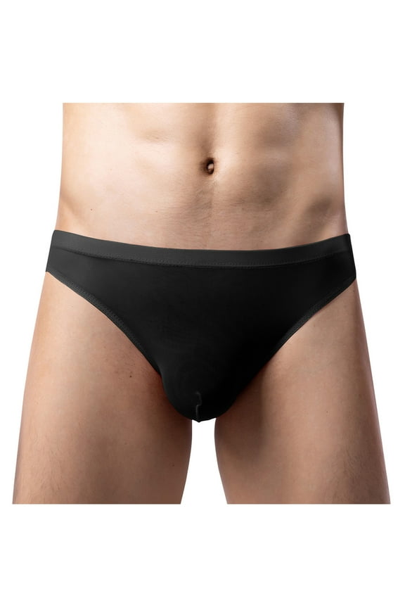 Men's Jockstrap Underwear Mesh Breathable Jock Strap Black 6(M)