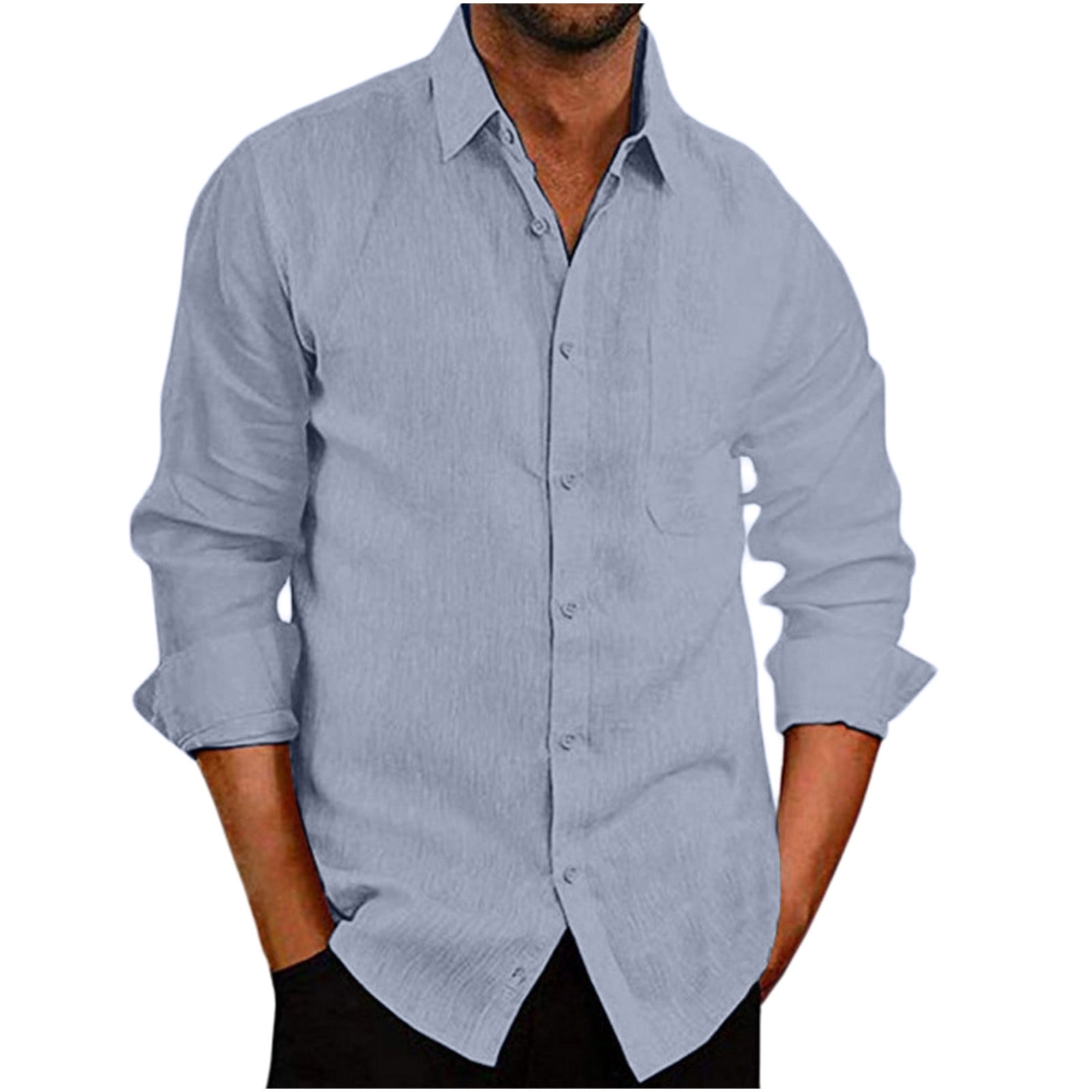 Miluxas Men's Long Sleeve Sun Protection Shirt UPF 50+ UV Quick