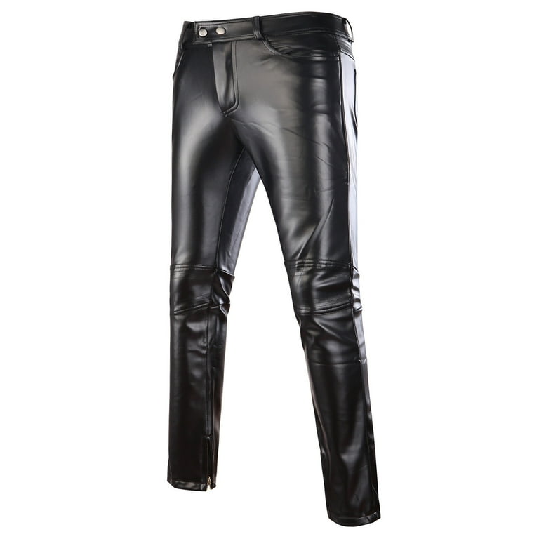 Leather pants size clearance 12