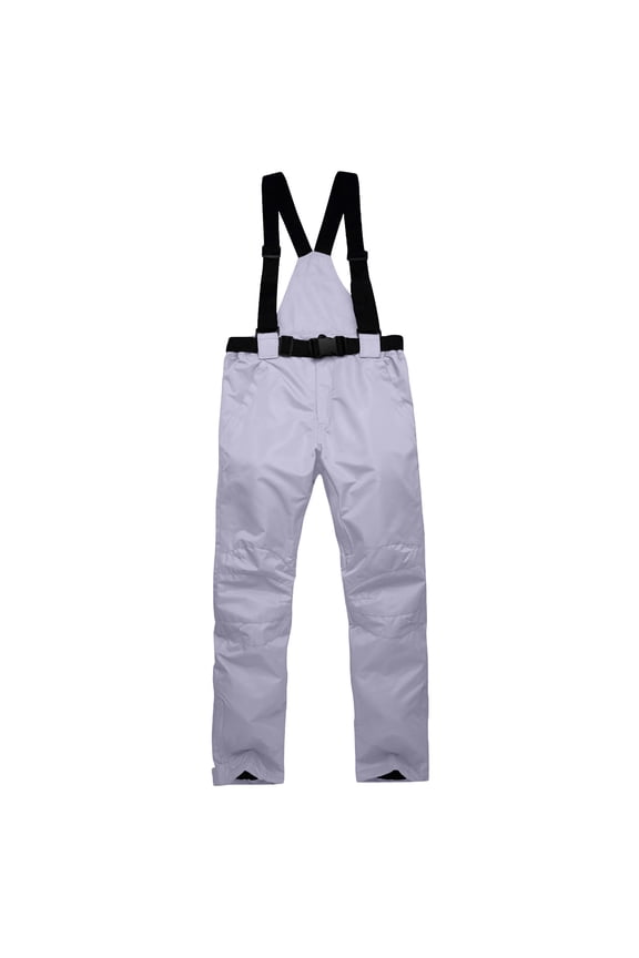 Men's Skiing Pants Waterproof Windproof Fleece Lined Hiking Cargo Insulated Pants Winter Warm Snow Pants Gray 14(XXXL)