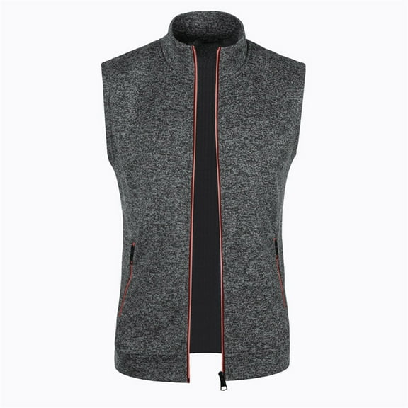 Miluxas Men's Sport Vest Lightweight Sleeveless Zip Up Jacket Casual Outerwear Outdoor Golf Vests
