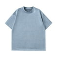 thumbnail image 1 of Miluxas Men's T-Shirts Clearance Short Sleeve Crew Neck Tshirts Casual Summer T Shirts Classic Basic Tees Blue 8(L), 1 of 3
