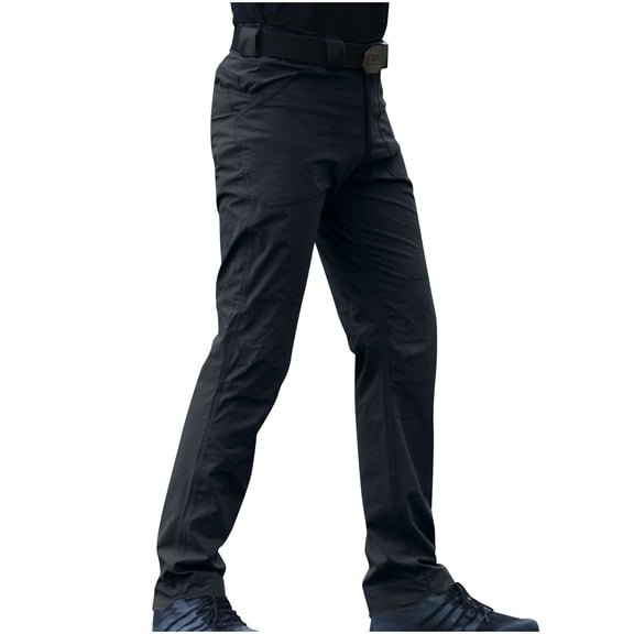 Miluxas Men's Tactical Pants Water Resistant Stretch Cargo Ripstop Pants Lightweight Breathable Outdoor Work Hiking Pants Black