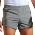 thumbnail image 1 of Miluxas Mens Bodybuilding Shorts Clearance 3 Inch Inseam Drawstring Closure Cotton Shorts Gray 14(XXXXL), 1 of 7
