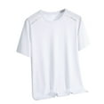 thumbnail image 1 of Miluxas Mens Casual Slim Fit Short Sleeve T-Shirts Soft Lightweight V-Neck/Crew-Neck Cooling Tops, 1 of 3