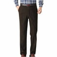 thumbnail image 1 of Miluxas Mens Corduroy Pants Retro Straight Leg Fall Winter Dress Pants for Men High Waisted Casual Long Trousers Coffee, 1 of 9