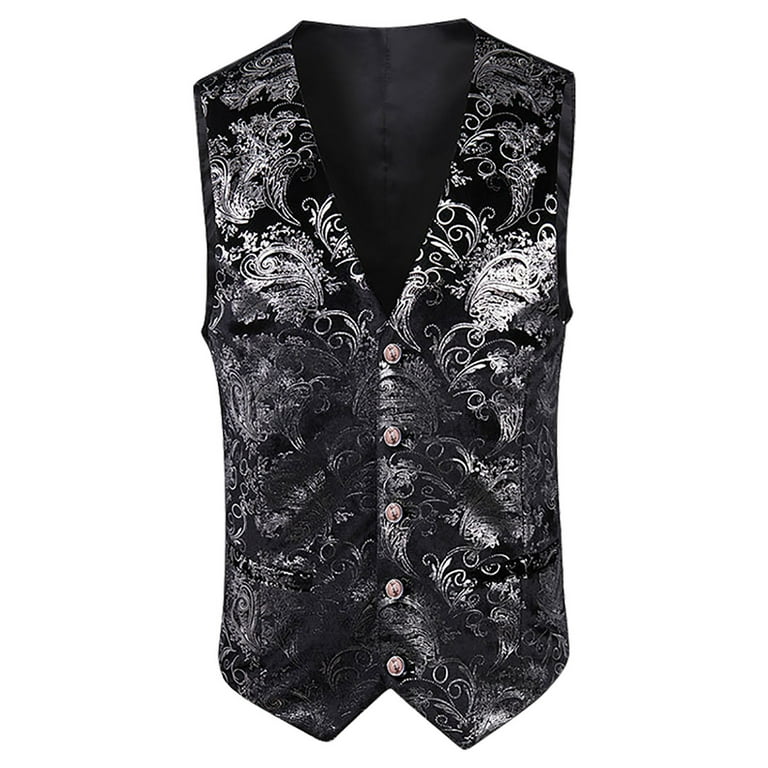 h*r様 UND MANY MOTIF BUTTON VEST h*r様 UND MANY MOTIF BUTTON VEST Und Many Motif Button Vest