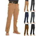 thumbnail image 1 of Miluxas Mens Tactical Pants Waterproof Ripstop Flex Camo Cargo Pants Big and Tall Stretch Work Carpenter Pant Multi Pockets Navy, 1 of 6