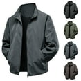 thumbnail image 1 of Miluxas Mens Windbreaker Jackets Lightweight Windproof Jacket for Casual Hiking Outdoor Dark Gray XL(XL), 1 of 9