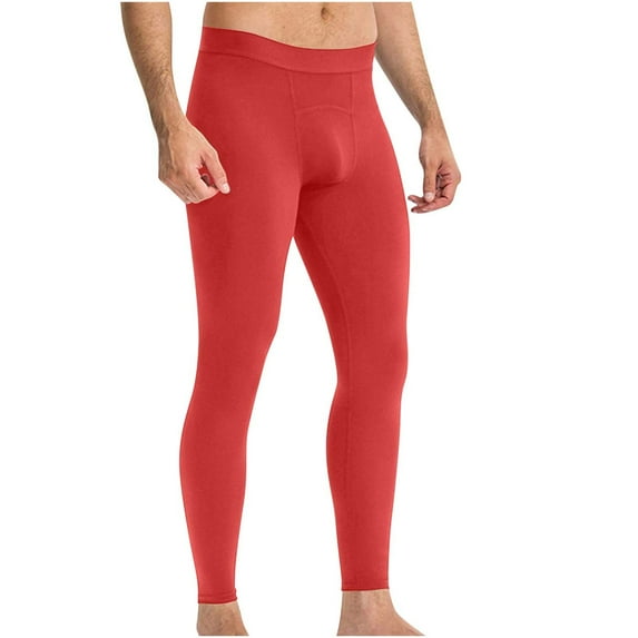 Miluxas Mens Thermal Underwear Pants Long Johns Bottoms,Midweight Cotton Warm Base Layer Bottom