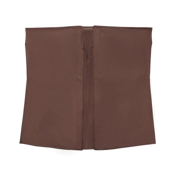 Miluxas Thobe for Men Abaya Islamic Clothing - Muslim Kaftan Dubai Arabic Robe Loose Fit Casual Prayer Wear Coffee