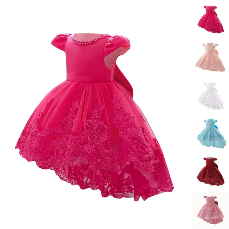 High Collar Flower Girl Dresses With Bowknot High Collar Flower Girl Dresses With Bowknot