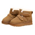 thumbnail image 1 of Miluxas Toddler Girl Snow Boots Fashion Winter Girls Snow Boots Thick Soled Non Slip Fleece Lined Warm and Comfortable Shoes Brown 9.5 M(27), 1 of 8
