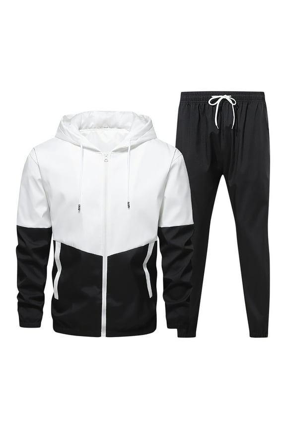 Track Suits for Men Set Full Zip Sweatsuit Outdoor Jogging Men Tracksuits