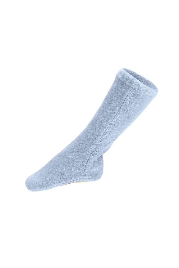 Warm up Ballet Boots Girls Dance Shoes Solid Color Casual Soft Sole Warm Velvet Dance Shoes Blue 11-11.5(28)