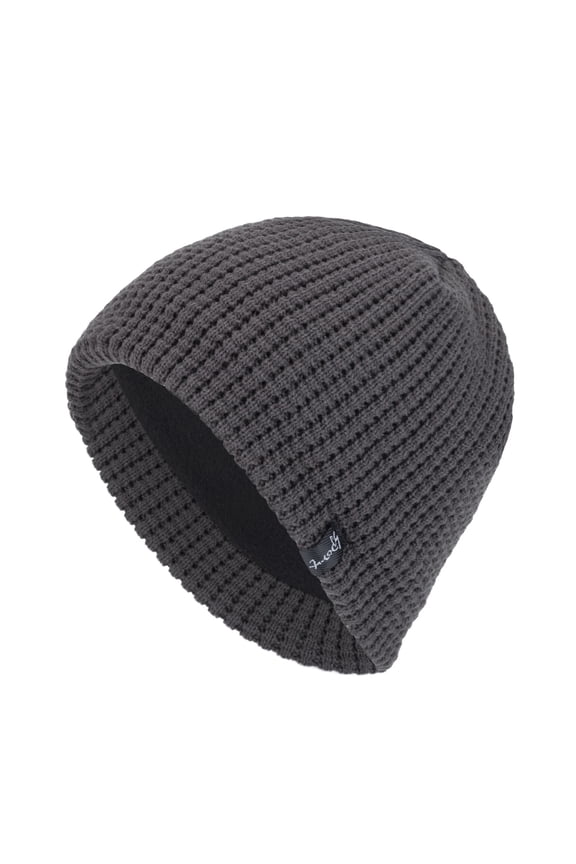 Winter Beanie Merino Wool Fleece Lined for Men Women Soft Warm Knit Hat Ski Stocking Cuffed Cap