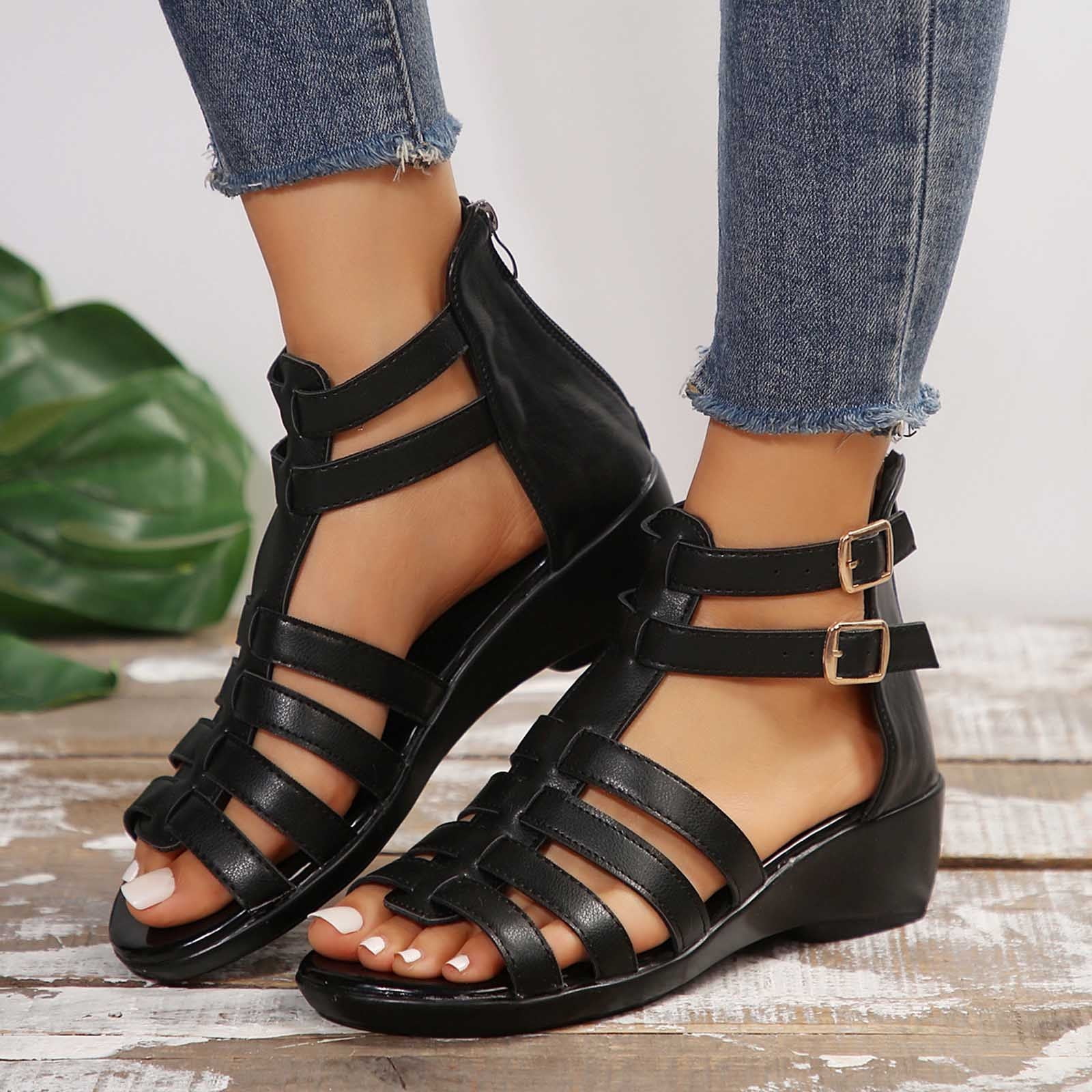 miluxas-women-leather-high-top-gladiator-sandals-summer-peep-toe