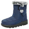 thumbnail image 1 of Miluxas Women Winter Snow Boots Waterproof:Warm Mid Calf Boots for Women with Lined - Comfortable Outdoor Slip On Booties Anti-Slip, 1 of 8