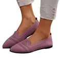 thumbnail image 1 of Miluxas Women's Ballet Flat Dressy Casual Knit Shoes Round Toe Women Mesh Flats, 1 of 6