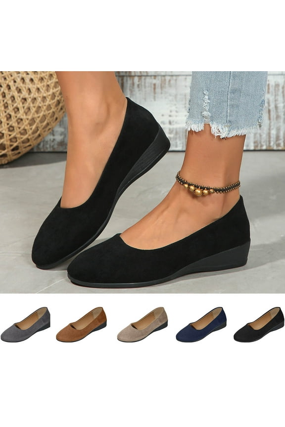 Women's Flats Shoes Non-Slip Ballet Shoes for Dressy Occasions,Walking and Driving Lightweight & Flexible for Comfort Khaki 9.5(43)