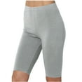 thumbnail image 1 of Miluxas Women's High Waist Biker Short Clearance Workout Tummy Control Bike Shorts Yoga Running Exercise Spandex Leggings Gray 10(XL), 1 of 4