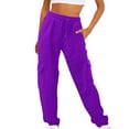 thumbnail image 1 of Miluxas Women's Joggers Pants Clearance Lightweight Running Sweatpants with Pockets Athletic Tapered Casual Pants for Workout,Lounge Purple 6(M), 1 of 4