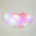 thumbnail image 1 of Miluxas Women's LED Skirt Light Up Tutus Glow Tulle Dance Skirts Party Rave Festival Halloween Clothes Pink One Size, 1 of 4