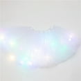 thumbnail image 1 of Miluxas Women's LED Skirt Light Up Tutus Glow Tulle Dance Skirts Party Rave Festival Halloween Clothes White One Size, 1 of 4