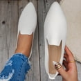 thumbnail image 1 of Miluxas Women's Mesh Flats Shoes Pointed-Toe Dress Shoes for Women Flats Comfortable Flats White 9.5(43), 1 of 8