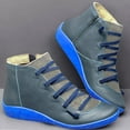 thumbnail image 1 of Miluxas Women's Multiple Colors | Women's Chukka Bootie | Women's Slip On Boot | Comfortable Winter Boot Clearance Blue 9(41), 1 of 4