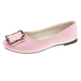 thumbnail image 1 of Miluxas Women's Round Toe Ballet Flats Bowknot Shoes Women Dressy Comfortable Slip on Ballerina Flats Shoes Pink 5.5(36), 1 of 5