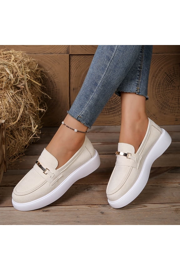 Women’s Slip On Dressy Walking Flats Shoes Tassel Penny Loafers for Business Work office Beige 9(42)