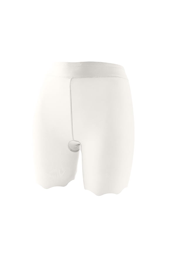 Women's Underwear Seamless Boyshorts Invisible Butt Lifter Compression Underwear Breathable High Waist Tummy Control Shapewear Shorts White
