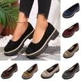 thumbnail image 1 of Miluxas Womens Loafers Slip On Casual Chunky Platform Heel Loafers Classic Penny Dressy Comfy Business Work Shoes Wine 9.5(43), 1 of 9