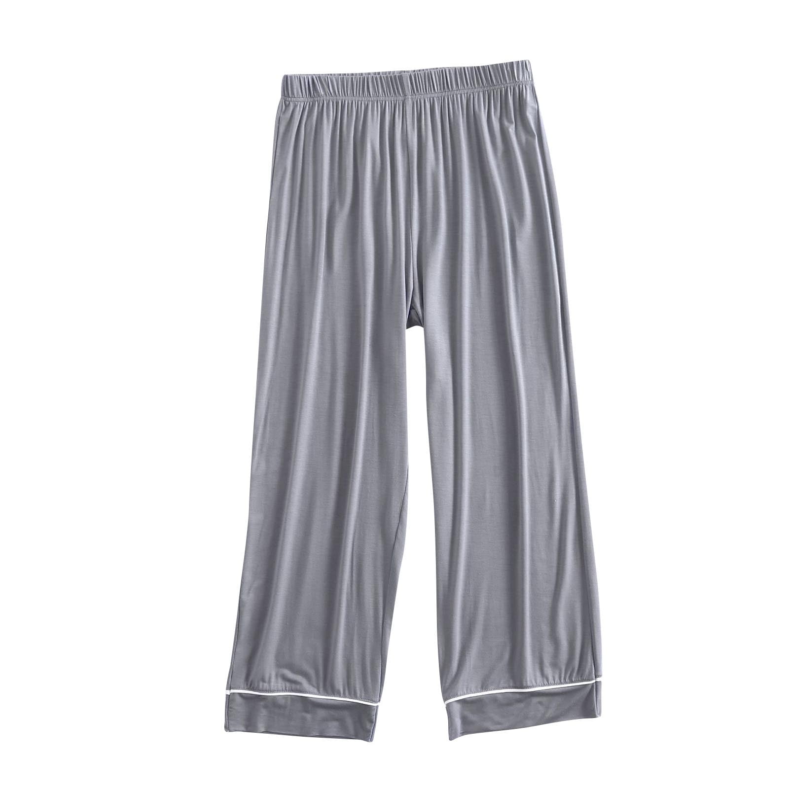 Miluxas Womens Pajama Pants Clearance Soft Comfortable Lightweight Elastic Modal Pajama Bottoms Lounge Pants Gray 6 M Walmart