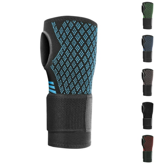 Miluxas Wrist Guard , Wrist Support for Sport, Protective Gear Wrist Brace for Adults/Kids/Youth Sky Blue 2(S)